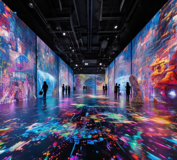 数字创意与视觉艺术，一场沉浸式数字展会
